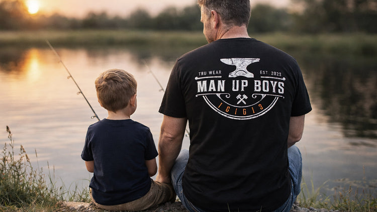 1 Corinthians 16:13 coded Bible verse shirt - Man Up Boys